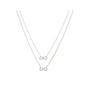 Colar Delicate com infinito e zircônias