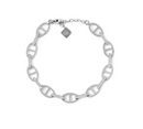 Pulseira Elos Geométricos com Zircônias Cravejadas