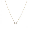 Colar Delicate com infinito e zircônias
