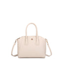 Mala de mão com detalhes dourados