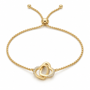 Pulseira Corações Entrelaçados