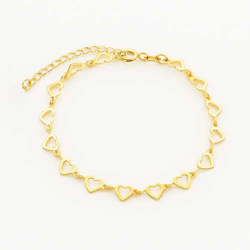 Pulseira corações