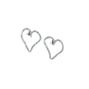 Brincos chapata coração