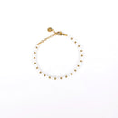 Pulseira em aço pedras