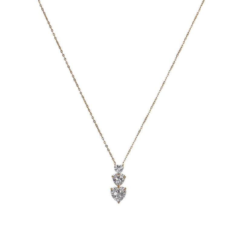 Colar Delicate três corações