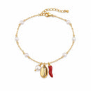 Pulseira Pérolas & Charms Mediterrâneo