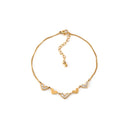 Pulseira de pé corações