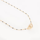 Colar corações entrelaçados