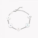 Pulseira em aço flores